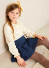 Pleated Kilt Skirt in Blue (4-10yrs) Skirts  from Pepa London