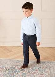 Classic Blue Cotton Oxford Shirt (4-10yrs)