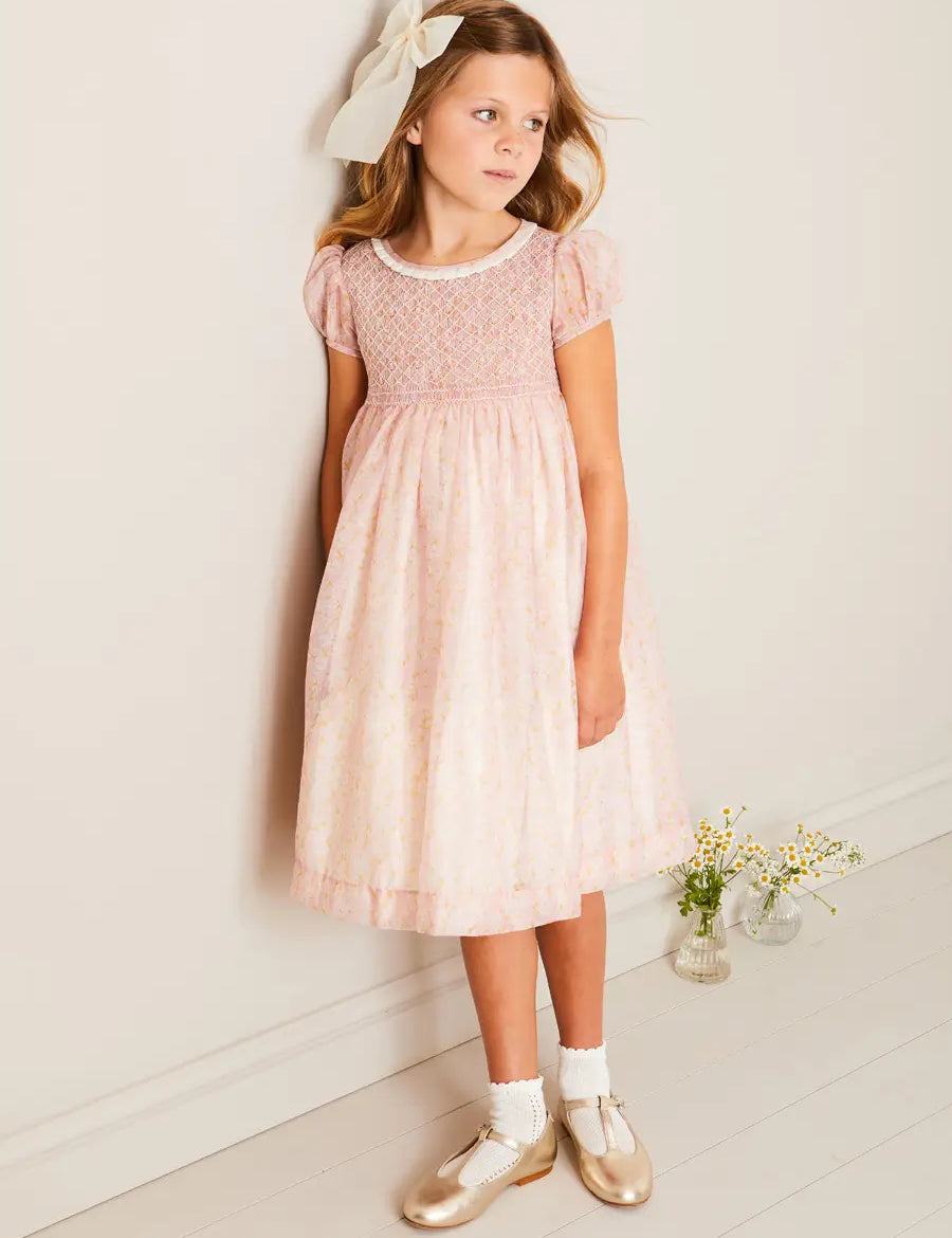 The Pink Constance Dress Girl Look Look from Pepa London