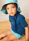 Adelaide Floral Swim Shorts in Green (12mths-4yrs) from Pepa London