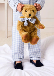 Wilfred Check Pyjamas in Blue (18mths-10yrs) Nightwear from Pepa London