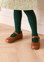 Mary Jane Babyschuhe aus Leder in Braun (20-26EU)