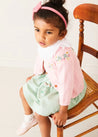 Strawberry Embroidery Cardigan in Pink (12mths-6yrs) KNITWEAR from Pepa London