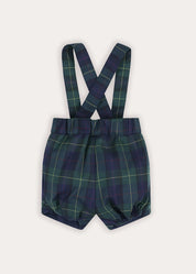 Radley Tartan Bloomers With Braces in Green (12mths-4yrs) Bloomers from Pepa London
