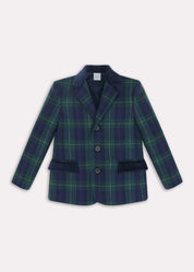 Radley Tartan Tailored Blazer in Green (4-10yrs) Coats from Pepa London