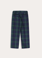 Radley Tartan Tailored Trousers in Green (4-10yrs) TROUSERS from Pepa London