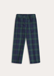 Radley Tartan Tailored Trousers in Green (4-10yrs) TROUSERS from Pepa London