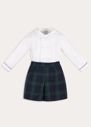 Radley Tartan Peter Pan Collar Two Piece Set in Green (18mths-6yrs) TWO PIECE SETS from Pepa London