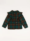 Montrose Check Coat in Green (2-10yrs) Coats  from Pepa London