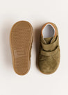 Suede Sneakers in Green (24-34EU) Shoes  from Pepa London