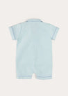 Rochester Striped All-In-One Pyjamas in Green (9mths-2yrs) ALL-IN-ONES from Pepa London