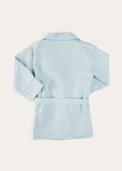 Rochester Striped Dressing Gown in Green (18mths-10yrs) NIGHTWEAR from Pepa London