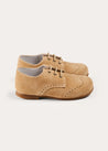 Suede Lace-Up Shoes in Beige (24-35EU) SHOES from Pepa London