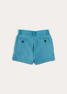 Plain Pocket Detail Shorts in Blue (4-10yrs) SHORTS from Pepa London