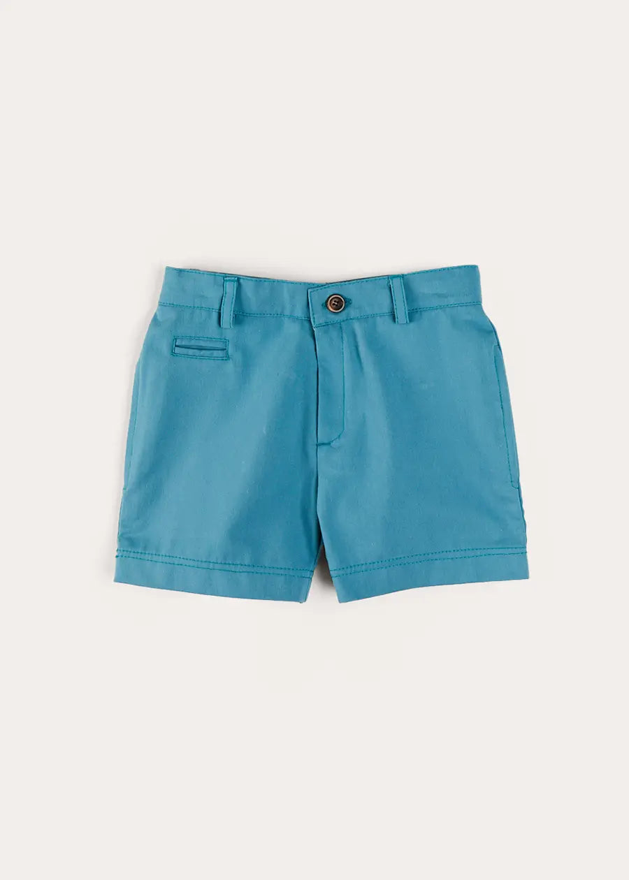 Plain Pocket Detail Shorts in Blue (4-10yrs) SHORTS from Pepa London