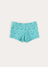 Adelaide Floral Swim Shorts in Green (12mths-4yrs) from Pepa London