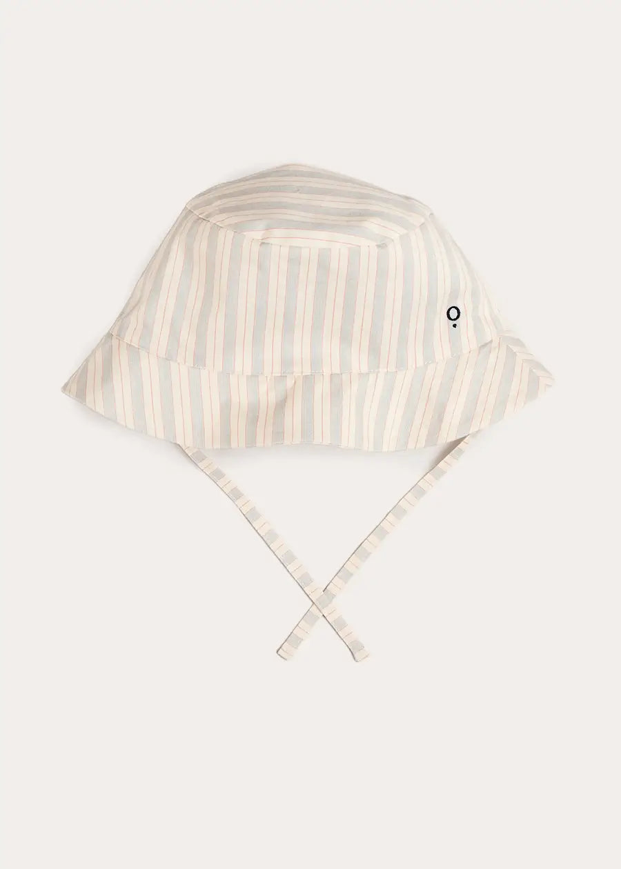 Brompton Striped Sun Hat in Beige (XS-L) ACCESSORIES from Pepa London