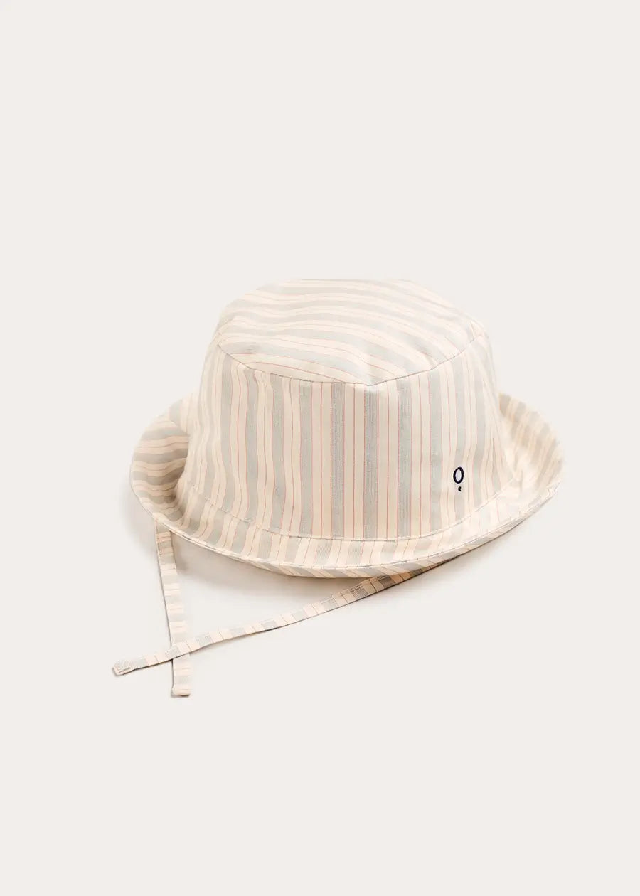Brompton Striped Sun Hat in Beige (XS-L) ACCESSORIES from Pepa London