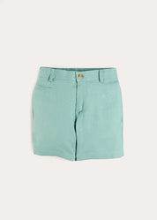 Plain Shorts in Sage Green (4- 10yrs) Shorts from Pepa London