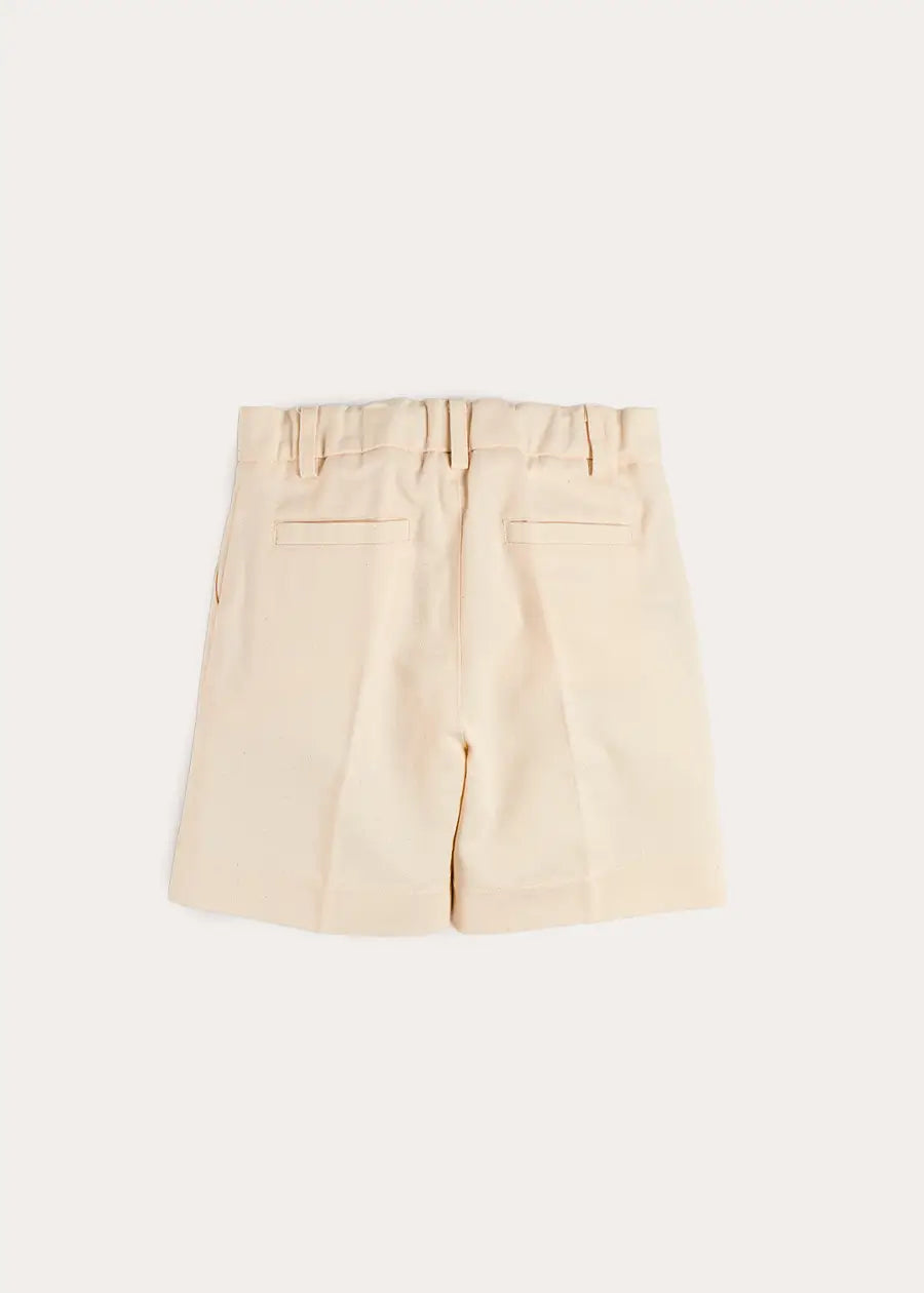 Tailored Shorts in Cream (4-8yrs) Shorts from Pepa London