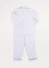 Striped Pyjama Set In Blue (2-10yrs) NIGHTWEAR  from Pepa London