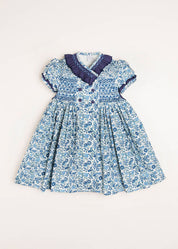 Daphne Floral Dress, Matching Albetta Dolly & Hair Bow Gift Sets from Pepa London