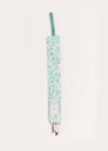 Avery Floral Print Dummy Clip in Green Accessories  from Pepa London