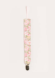 Eloise Floral Print Clip Dummy in Pink Accessories  from Pepa London