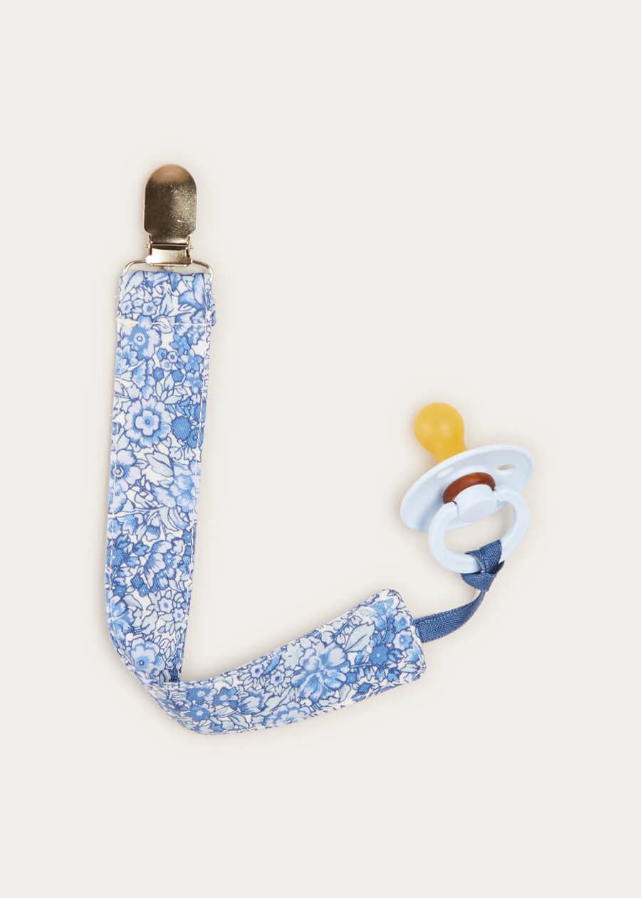 Floral Dummy Clip In French Blue ACCESSORIES  from Pepa London