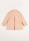 Peter Pan Collar Swing Coat in Pink (18mths-10yrs) Coats  from Pepa London