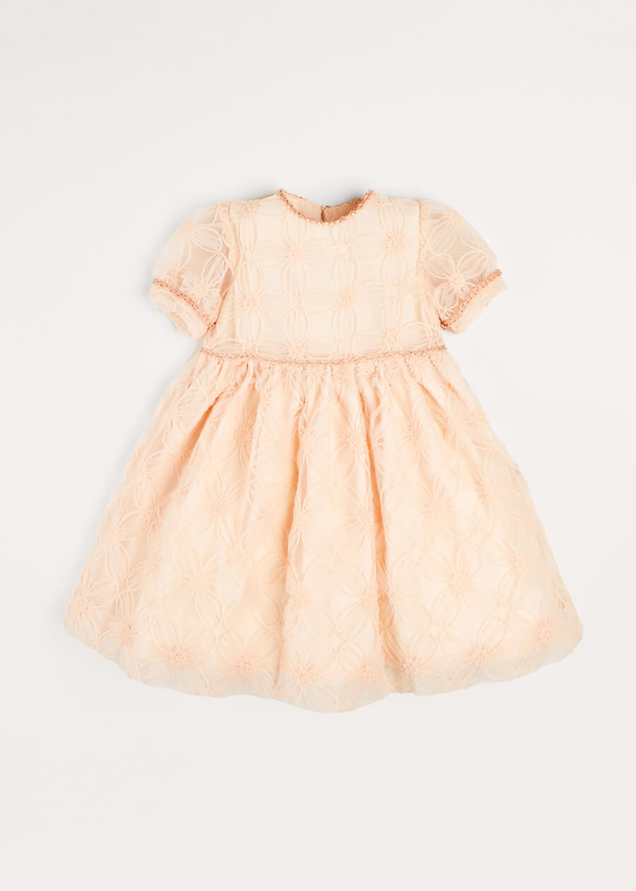 Floral Detail Party Dress In Pink (2-10yrs) DRESSES  from Pepa London