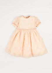 Floral Detail Party Dress In Pink (2-10yrs) DRESSES  from Pepa London