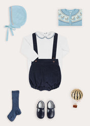 The Blue Bloomer Baby Boy Look Look from Pepa London