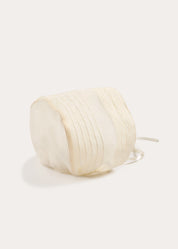Traditional Cream Christening Gown with Bonnet (6mths-2yrs)