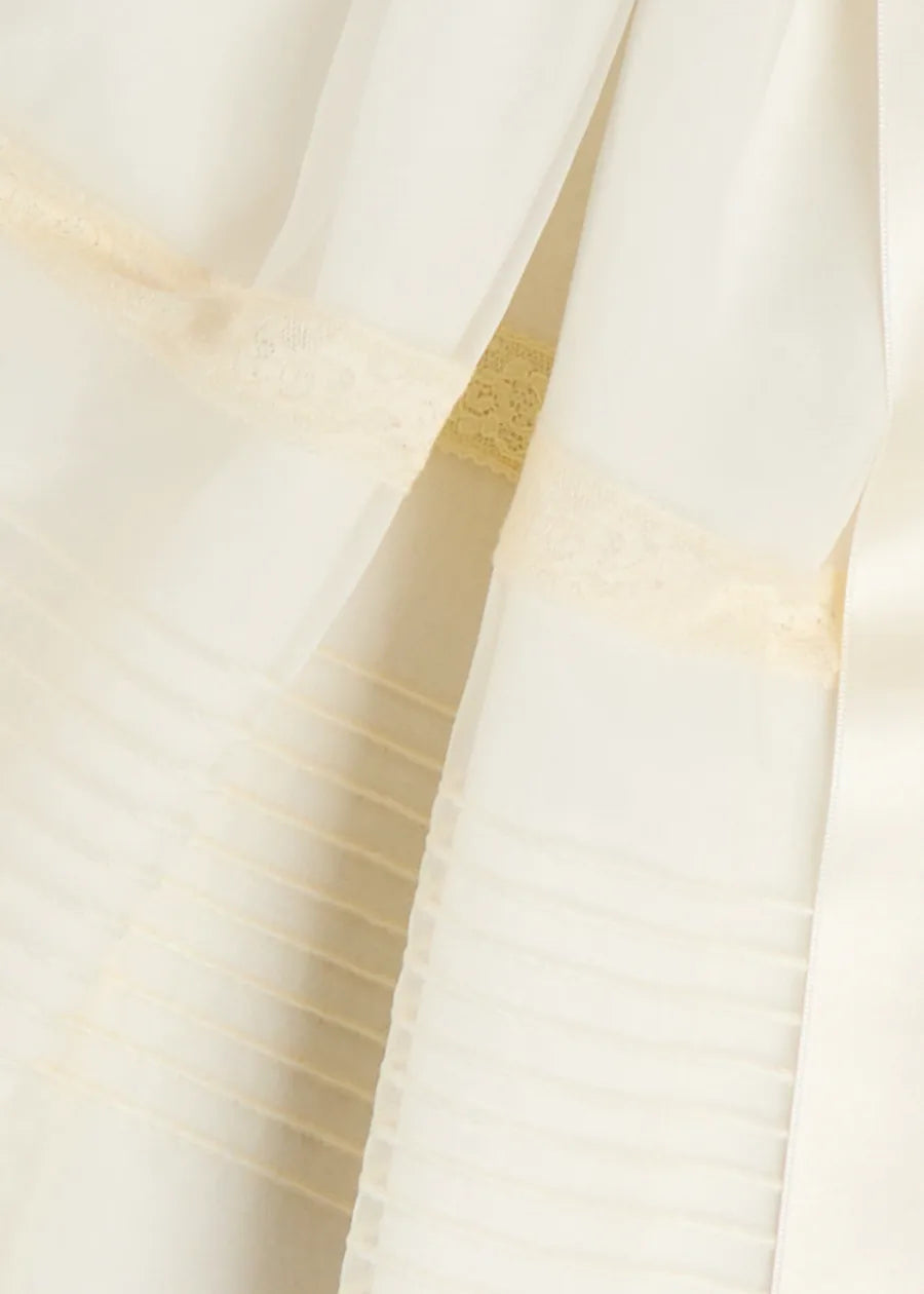 Traditional Cream Christening Gown with Bonnet (6mths-2yrs)