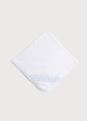 Blue Hand Smocked Towel Accessories  from Pepa London