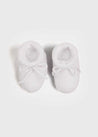 Knitted Booties in White Shoes  from Pepa London