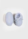 Knitted Booties in Blue Shoes  from Pepa London