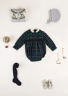 The Windsor Tartan Romper Baby Boy Look Look  from Pepa London