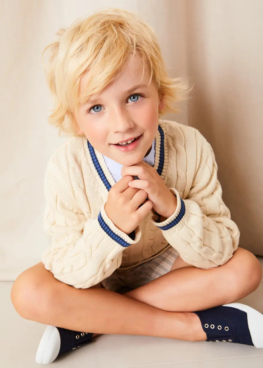 The Brompton Striped Shorts Boy Look Look from Pepa London