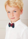 Tartan Bow Tie In Red ACCESSORIES  from Pepa London