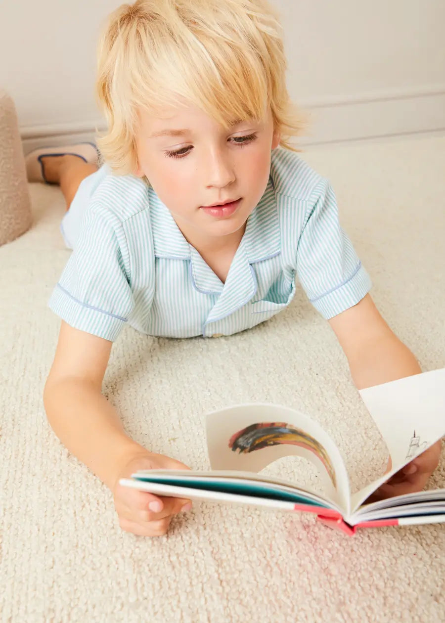 The Rochester Striped Pyjama Boy Look Look from Pepa London
