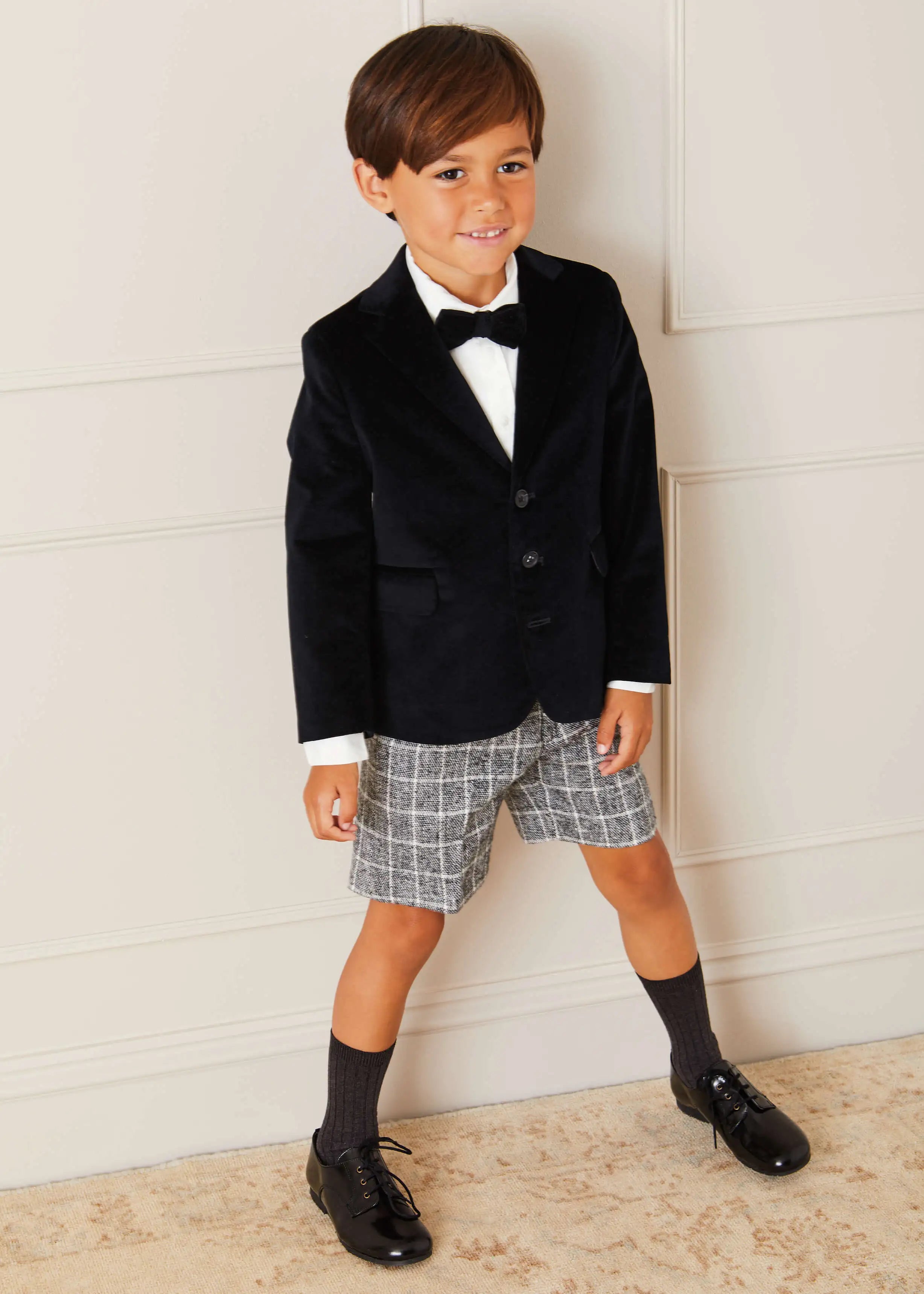 Dark Grey Ribbed Knee-High Socks (0mths-8yrs) Socks from Pepa London