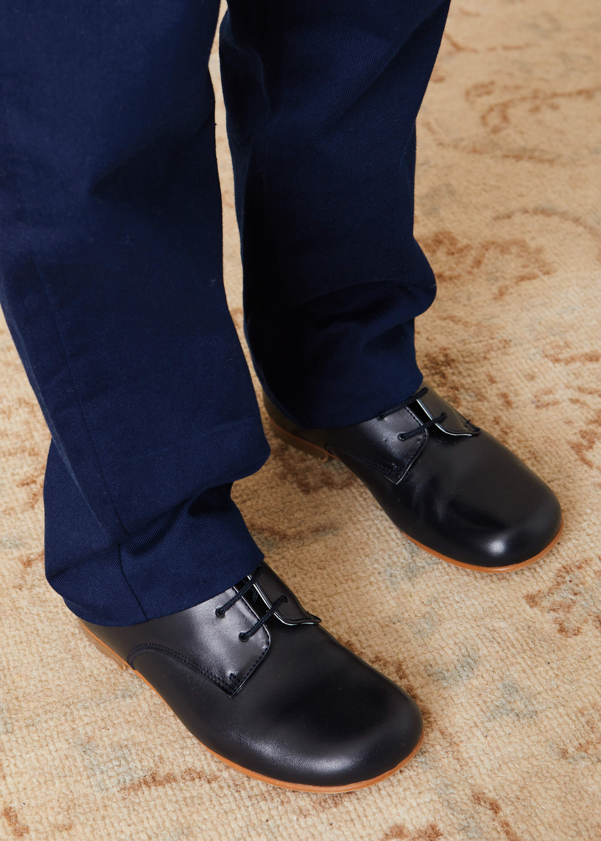 Pocket Detail Chino Trousers in Navy (4-10yrs) Trousers  from Pepa London
