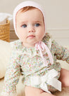 Cordelia Floral Long Sleeve Blouse in Pink Made with Liberty Fabric (1-12m) BLOUSES from Pepa London