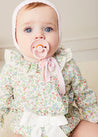 Cordelia Floral Long Sleeve Blouse in Pink Made with Liberty Fabric (1-12m) BLOUSES from Pepa London