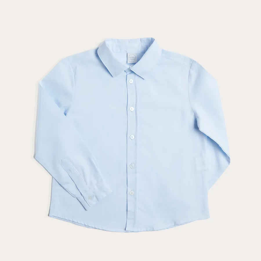 Classic Blue Cotton Oxford Shirt (4-10yrs) Shirts from Pepa London
