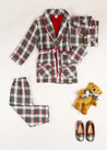 The Sussex Tartan Pyjama Set Boy Look Look  from Pepa London