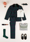 The Windsor Tartan Suit Boy Look Look  from Pepa London