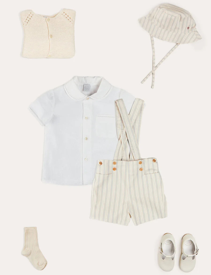The Brompton Shorts with Braces Toddler Boy Look Look from Pepa London